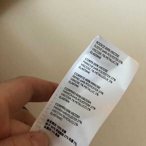 Anthro Maeve Catiana Patchwork Puff-Sleeve Blouse - Picture 7 of 8